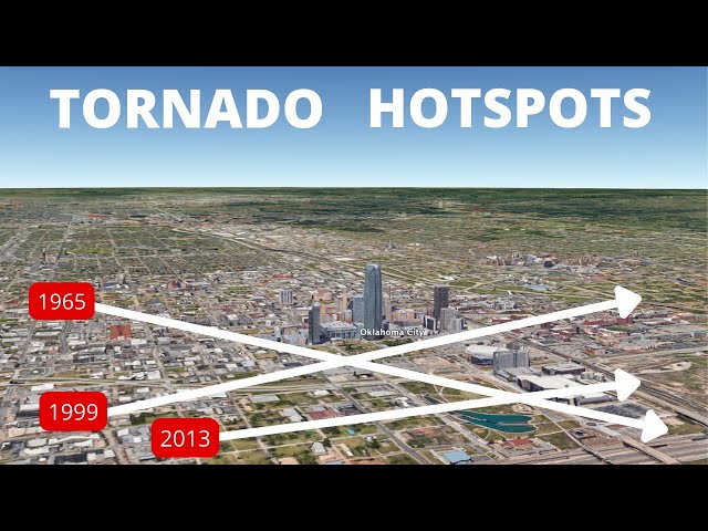 Tornado Magnets - Towns and Cities That keep Getting Hit by Tornadoes class=