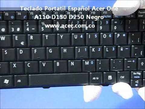 como escribir arroba en la computadora acer