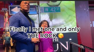 Finally I met The Rock | Times Square | Newyork | AMC | Jawan movie 🎥🍿