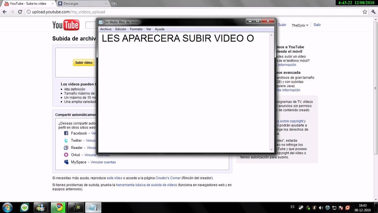 C MO SUBIR VIDEOS DE YOUTUBE visual data 8