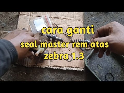 cara ganti seal master rem zebra 1.3