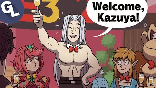 Everyone Welcomes Kazuya To Smash Bros.