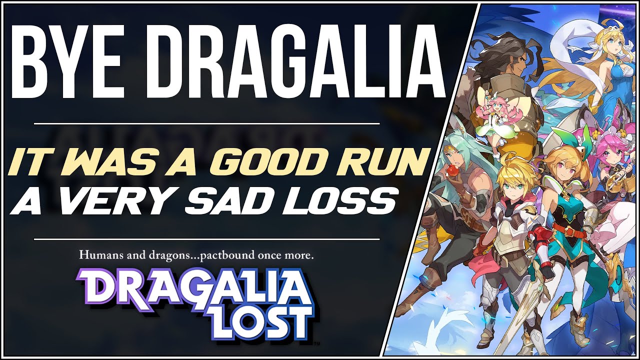 Goodbye, Dragalia Lost. You Will Be Missed... And Now I'm Kind Of Scared For Priconne...