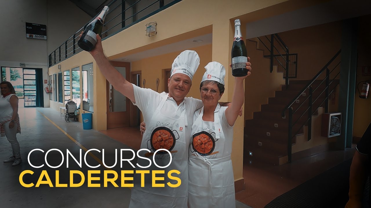 Calderetes y sobremesa con Luziano fiestas Aibar 2024