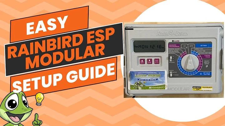 RainBird ESP Modular Timer - Easy Set Up and Programming