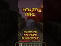 Minecraft: Chiseled Polished Blackstone | Unique Nether Stone | Recipe 233
