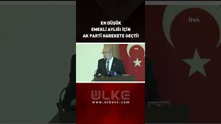 En Düşük Emekli Aylığı İçin Ak Parti Harekete Geçti