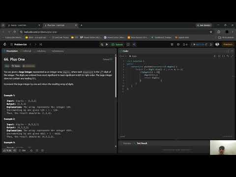 LeetCode #66: Plus One | Array Explained | Easy C++ Solution | Coding Interview PreparationPlus ONe