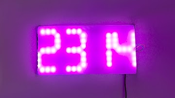 From RGB led strip to a Clock with arduino