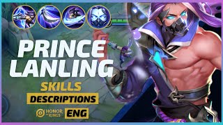 PRINCE LANLING [兰陵王] - Skills Descriptions [ENG] - Honor of Kings [Wangzhe Rongyao 王者荣耀]