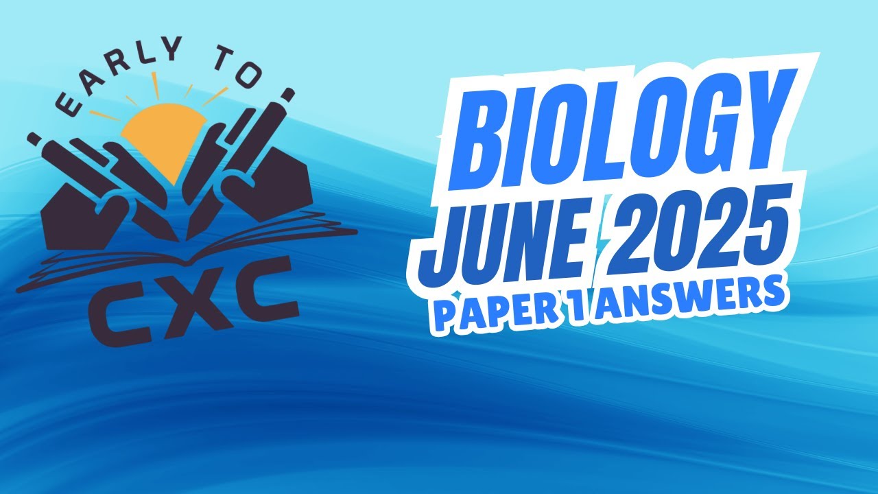 CSEC Biology June 2025 Paper 1