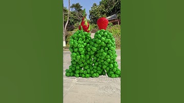 Create vegetable and fruit characters 🥝 stand up, walk and collide...