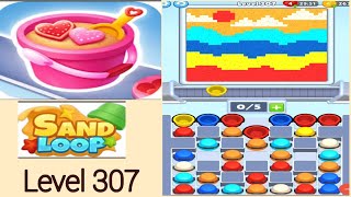 Sand loop level 307 solution and walkthrough for gameplay 