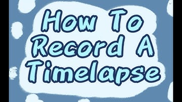 How To Record A Timelapse - Artflow Tutorial For Beginners