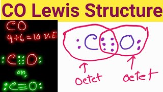 Famous Lewis Structure for CO (Carbon Monoxide) ||CO Lewis Dot Diagram||Electron Dot Structure for CO Wealth