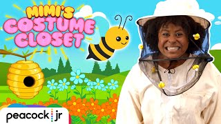 Learning Shapes with BEES!  Learn to Work Together and Build Your Hive! | MIMI'S COSTUME CLOSET