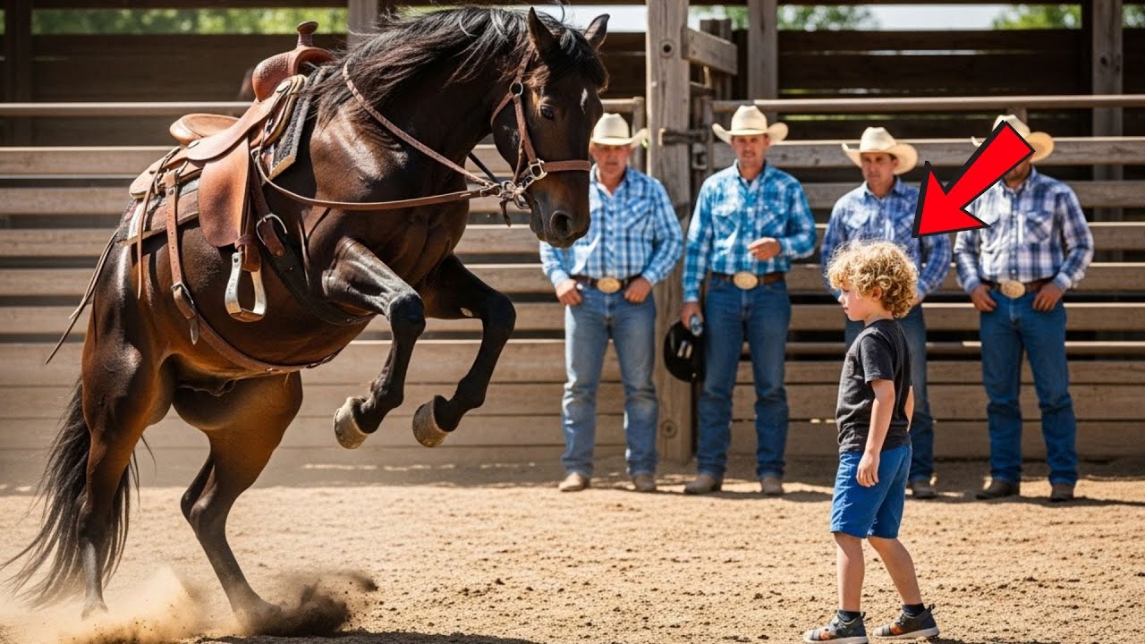 REICHER MANN FORDERTE MENGE MIT WILDEM PFERD HERAUS - EIN STRASSENJUNGE VOLLBRACHTE DAS UNMÖGLICHE.