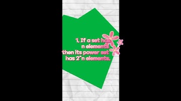 Results in Power Sets for CSIR Net/ SLET/ SET/ PGTRB Exams|| Countable Sets|| #Day08 #shorts