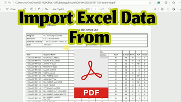Effortless PDF to Excel Conversion: Import Data in Minutes!