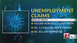 Unemployment claims drop below 1 million