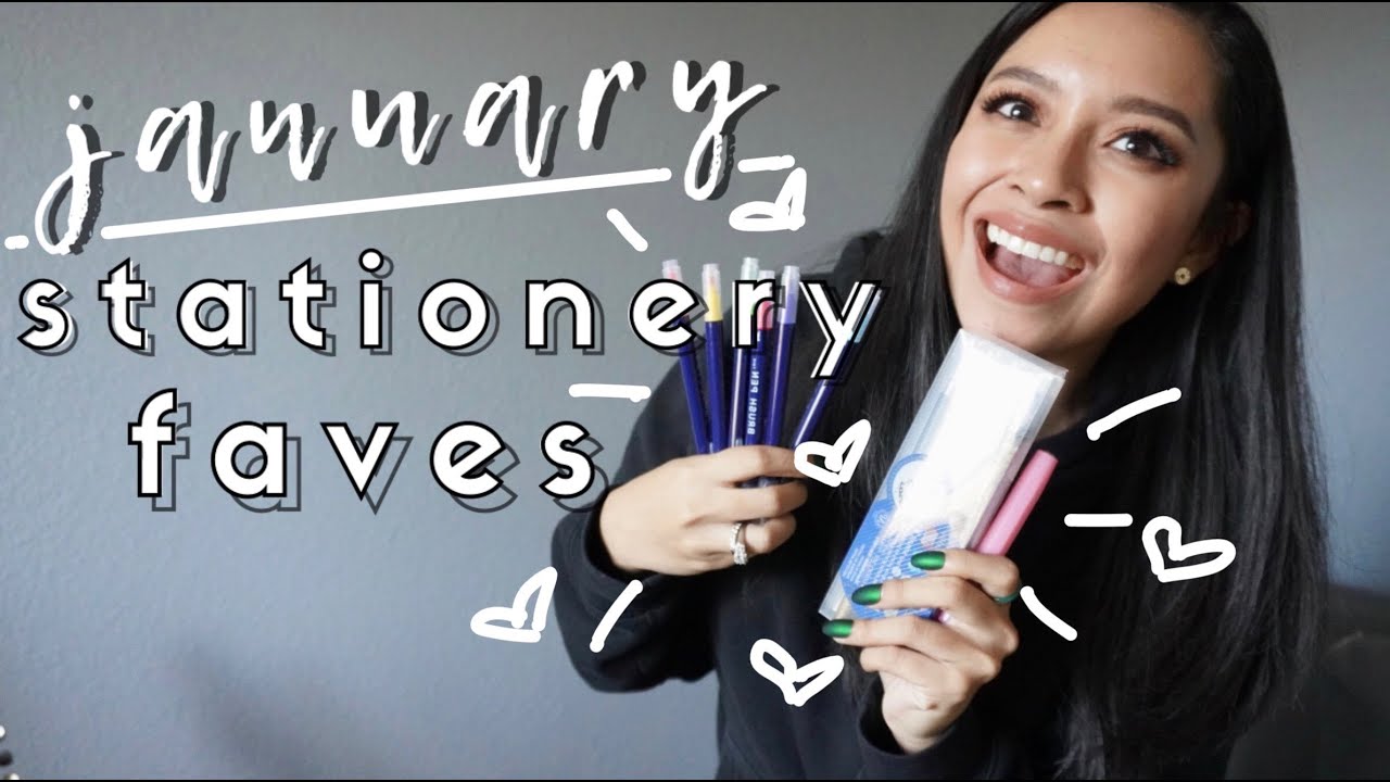 Stationery You Need To Try! 🤓🖋 (My January Stationery Favorites) YouTube