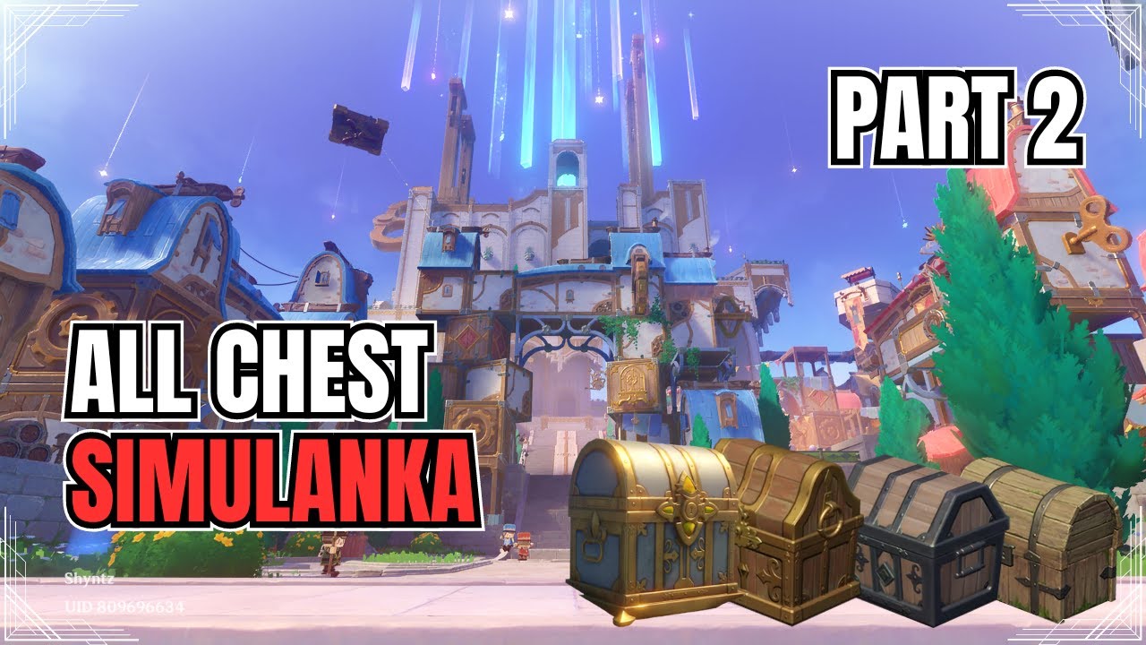 Simulanka Map Lokasi All Chest Map Simulanka Part 2 | Musim Panas?! Dongeng dan Naga ...