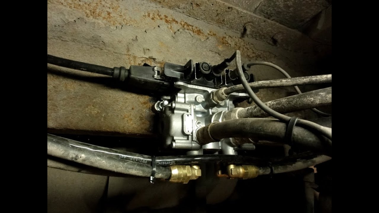 Замена блока ABS VCS2 на прицепе - YouTube