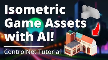 How to Make Isometric Game Assets with AI - ControlNet, Stable Diffusion + Blender Tutorial 2023