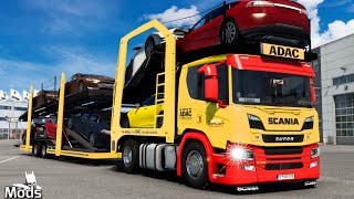 ETS2 1.40 MODS ★ LKW Tuning ▶️ NG Scania P Car Transporter Truck v4.0 [Basteln mit Maximus]