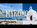 VLOG GRÉCIA #1 Chegando em Mykonos, Mercado na Grécia, Ano Mera 🇬🇷