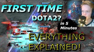 Dota 2 Tutorial in 5 Minutes! Everything explained