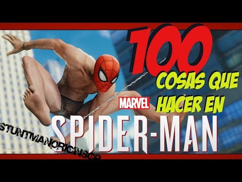 100 cosas que hacer en Spiderman (Marvel&rsquo;s Spiderman PS4) | StuntmanoriginsGP