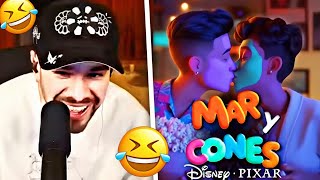 Juan REACTS to the MOST FUNNY DISNEY PIXAR TRAILERS 😂
