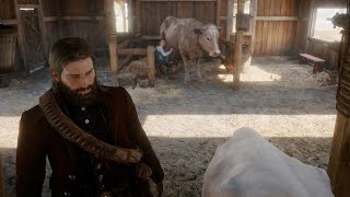 You can hear a rare talk between John & Jack while milking the cow after the story ends