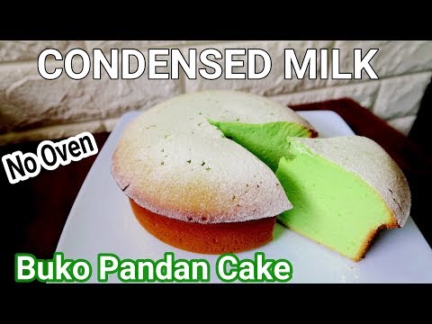 condensed-milk-buko-pandan-cake-without-oven-l-how-to-make-condensed-milk-buko-pandan-cake