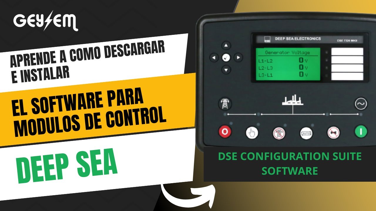 🛑Aprende a como descargar e instalar el software para módulos de control Deep Sea
