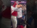 Mendoza Embraces Family After Indiana Wins National Championship