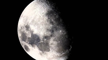 Moon with Canon EOS 550D video through 12" Goto Dobsonian