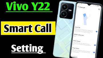 Vivo y22 me smart call setting on kaise kare | how to enable smart call in Vivo y22