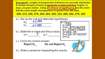 Hypothesis Testing on the Mean – P-values – Part 3