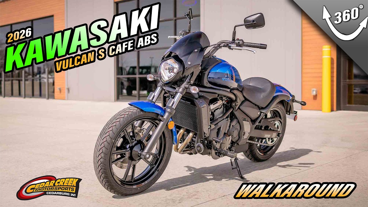Walkaround | 2026 Kawasaki Vulcan® S Cafe ABS - YouTube