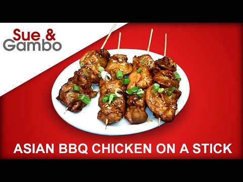 Asian BBQ Chicken On a Stick - Chicken Kebob recipe