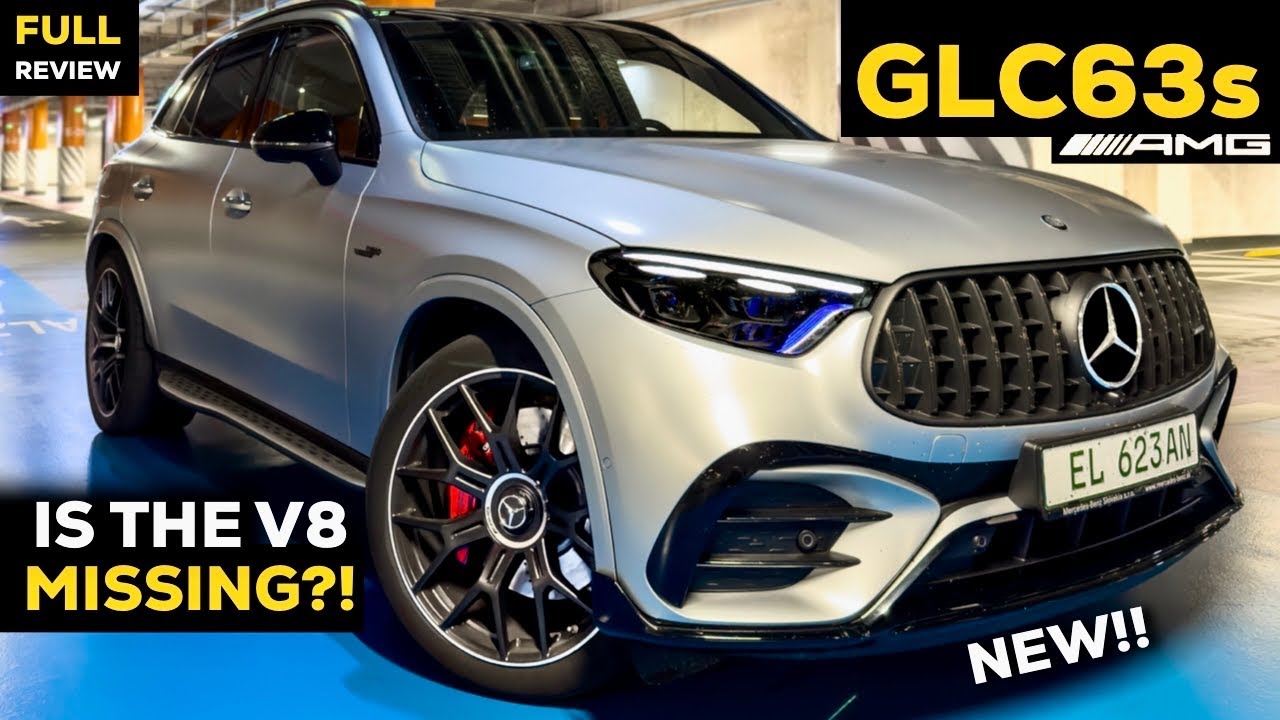 2024 MERCEDES AMG GLC 63 S DO YOU MISS THE V8?! FULL NIGHT DRIVE REVIEW SOUND EXHAUST