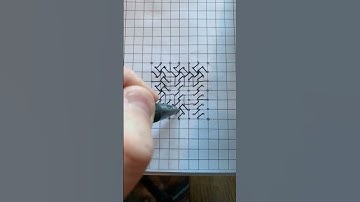 Creating the Fiery Celtic knot star (Part 1) #shorts #shortsvideo #art #drawing