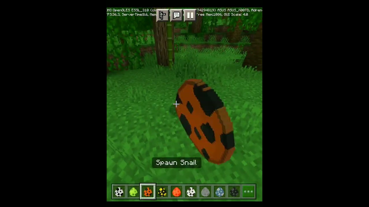 Ajj mujhe animal ke spawn egg mil gaye #minecraft #short