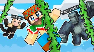 ¡PASO Minecraft PERO los MONOS me AYUDAN!  SILVIOGAMER MINECRAFT PERO