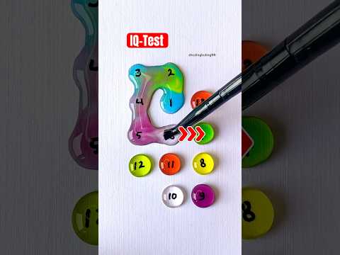 🛼Draw a checkered path with number 1 to 12 #game #iqtest #quiz #shorts #games #drawing #line #maths