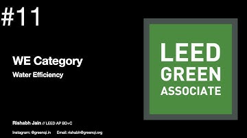 Water Efficiency: Complete Guide, Intent, Strategies | LEED v4 Green Associate Exam Prep