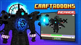 New Titan Camera Man Created in Minecraft with Craft Addons APP! (Full Model + Animation Showcase) screenshot 2