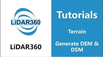 LiDAR360 (V7) - DEM Mosaicing | Terrain